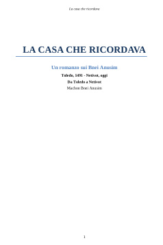 La casa che ricordava cover